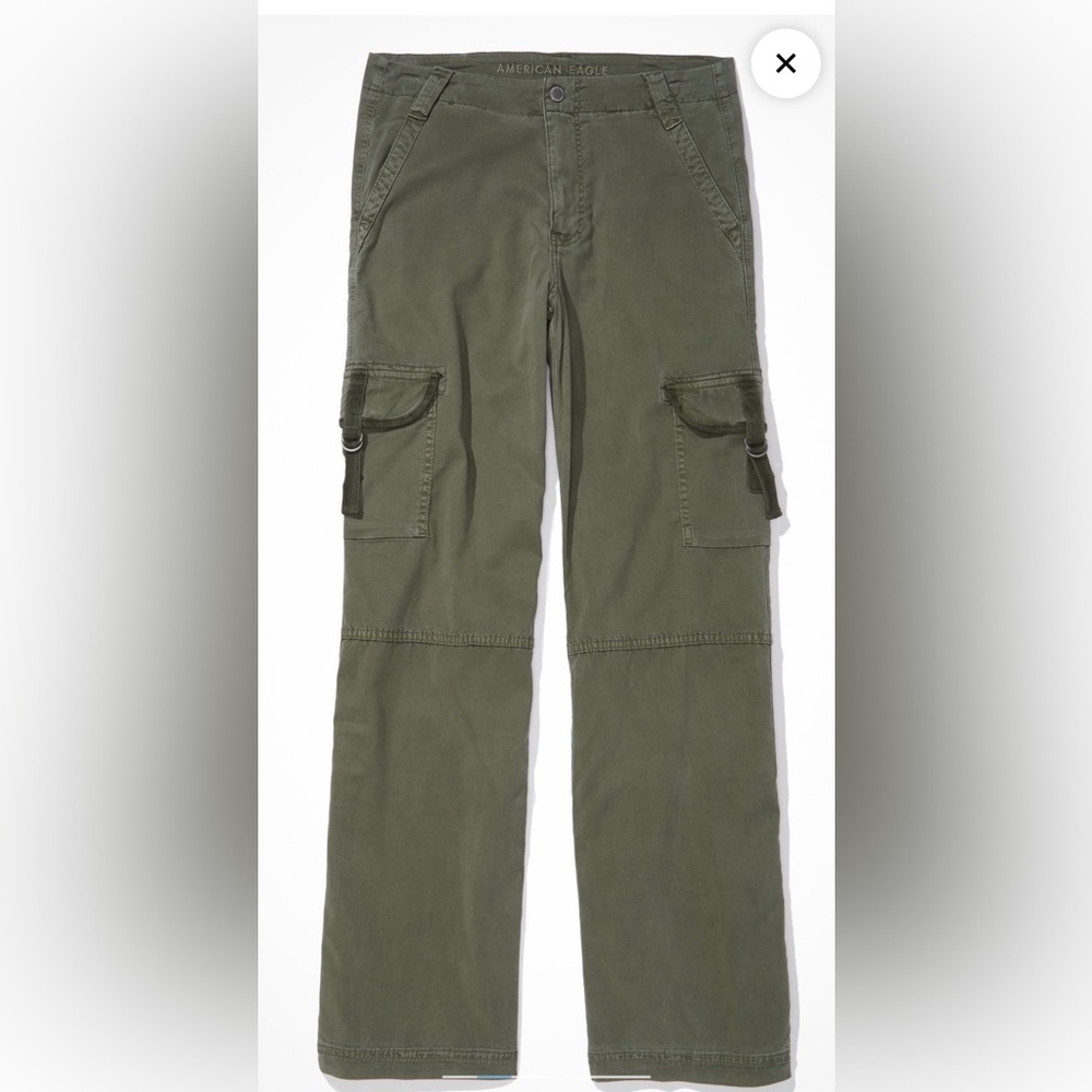 AE Dreamy Drape Stretch Super High-Waisted Cargo Baggy Wide-Leg Pant BRAND NEW